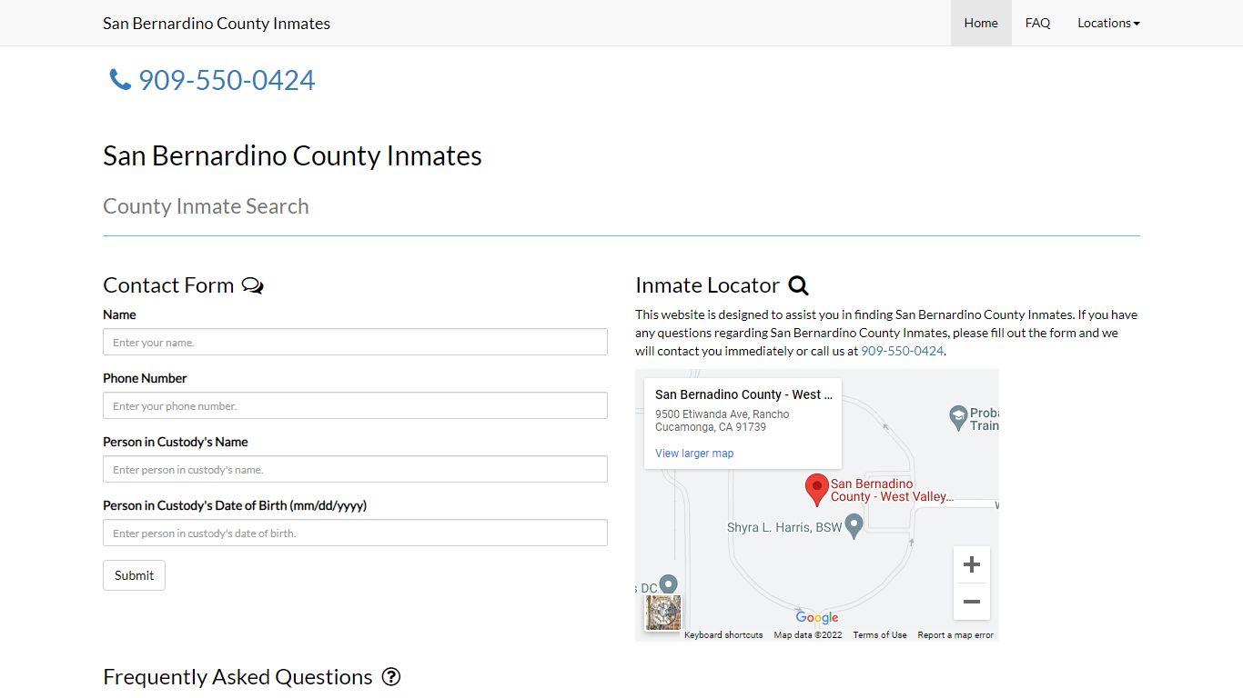 San Bernardino County Inmates - Home